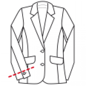 Lederjacke Ledermantel Ledersakko Ärmel kürzen
