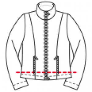 Motorradjacke kürzen