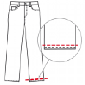 Jeans kürzen mit Originalsaum,Jeans original kürzen