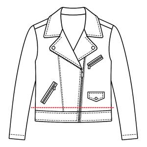 Lederjacke kürzen