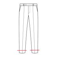 Hose kürzen mit Stoßband